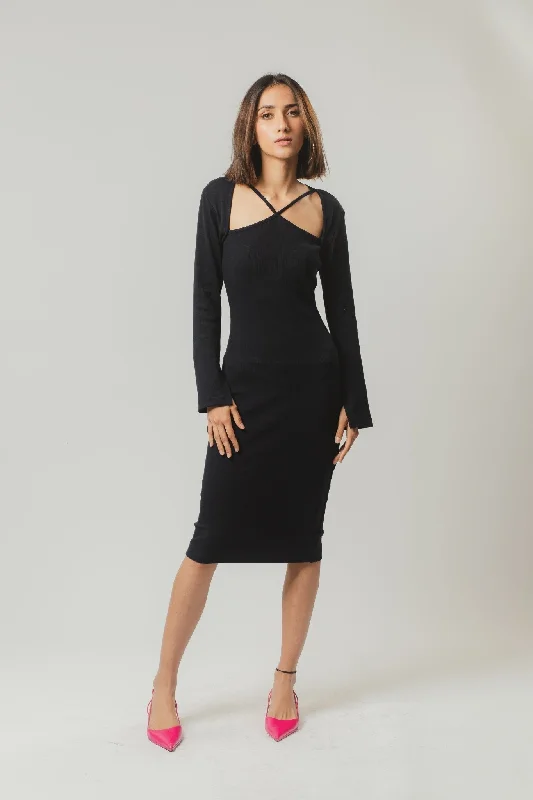 X Sleeve Dress Short unclassified dresses