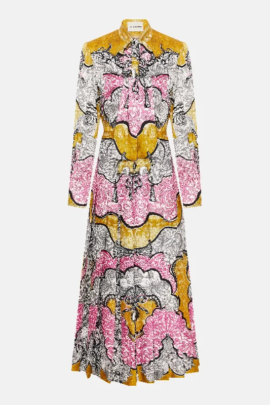 Alexis Dress Rocaille Lace Rose Lace Dress Sparkly