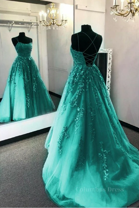 Fashion Green Lace Appliques Open Back Tulle Long Corset Prom Dresses, Green Lace Corset Formal Dresses, Green Evening Dresses outfit Formal Tulle Dress Fashion Green Lace Appliques Open Back Tulle Long Corset Prom Dresses, Green Lace Corset Formal Dresses, Green Evening Dresses outfit Formal Tulle Dress