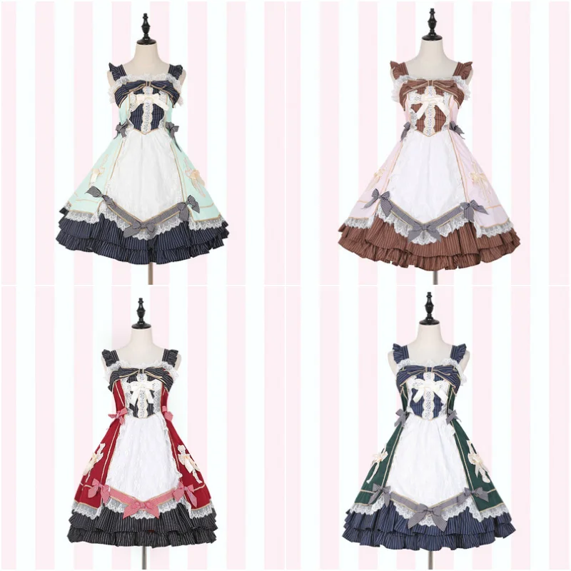Lolita Lace Bow Strap Dress SD00824 Romantic Lace Dress