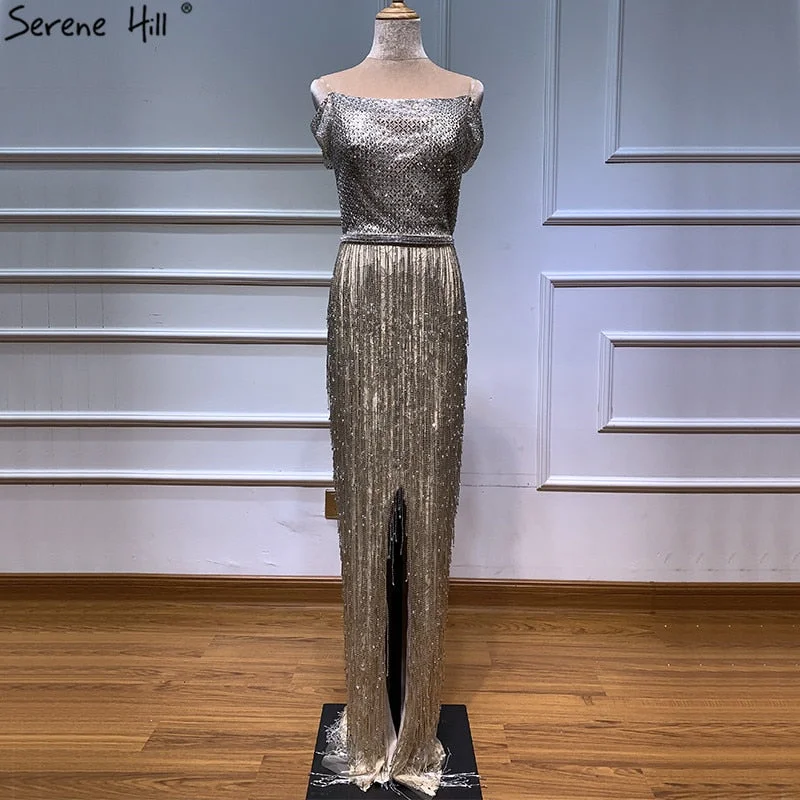 On Sale No Return No Refund Dubai Gold Boat-Neck Tassel Sexy Evening Dresses Luxruy Short Sleeveless Sequined Beading Evening Gowns Real Photo LA60826 Ruched Sequin Dress On Sale No Return No Refund Dubai Gold Boat-Neck Tassel Sexy Evening Dresses Luxruy Short Sleeveless Sequined Beading Evening Gowns Real Photo LA60826 Ruched Sequin Dress