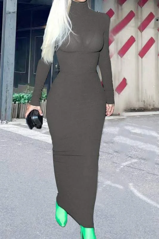 LONG SLEEVE BODYCON DRESS Bodycon Dress Set